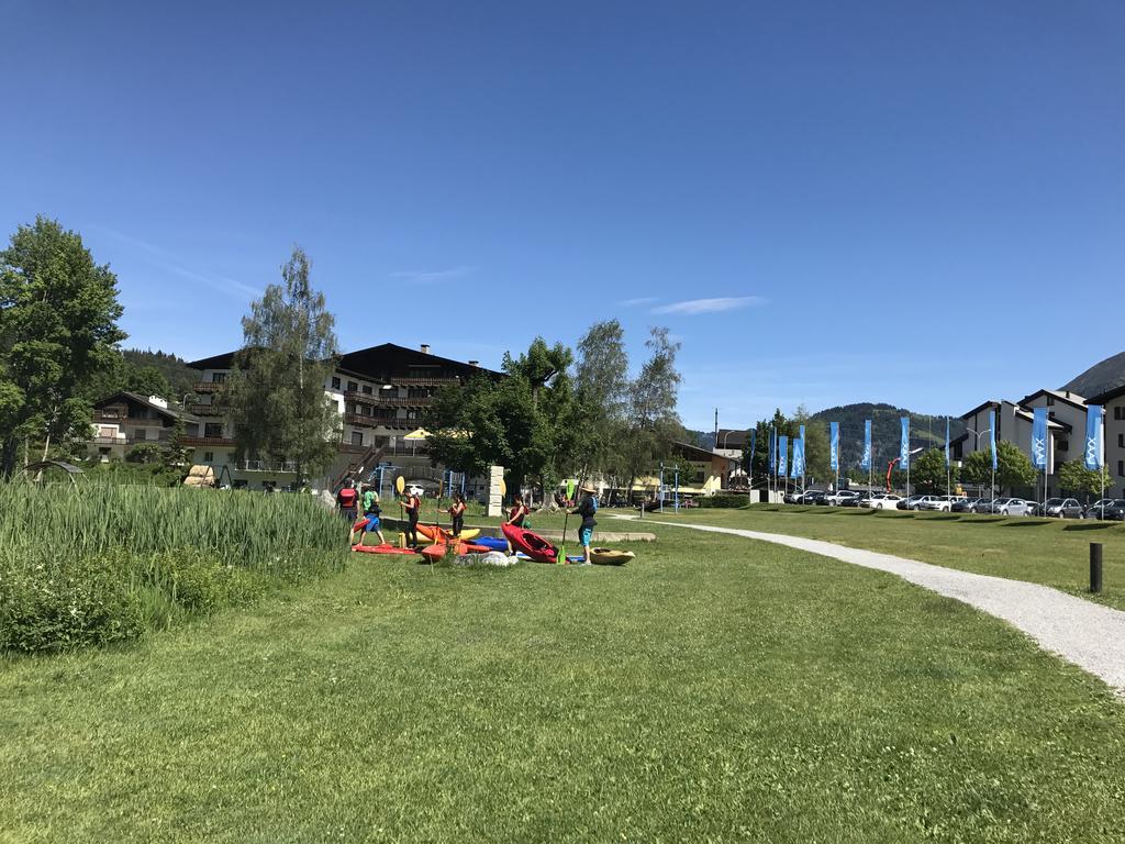 Ferienwohnung Laax Mit Traumblick, Grossem Balkon Und Terrasse Exterior foto